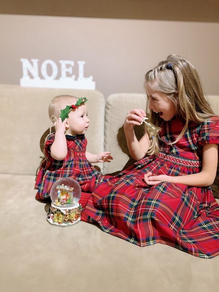 vestito-scozzese-natale-bambini